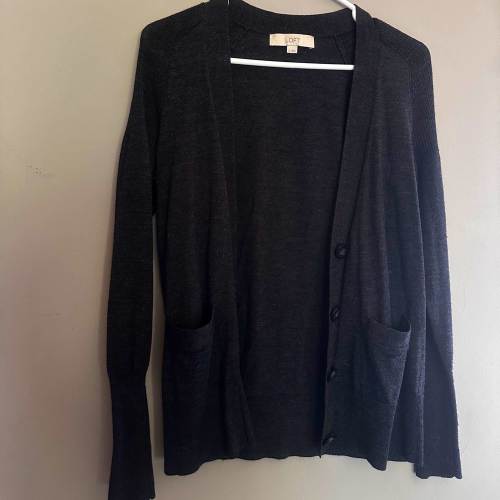Dark grey cardigan